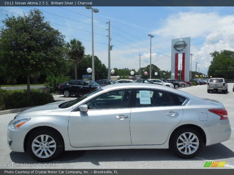 Brilliant Silver / Charcoal 2013 Nissan Altima 2.5 S