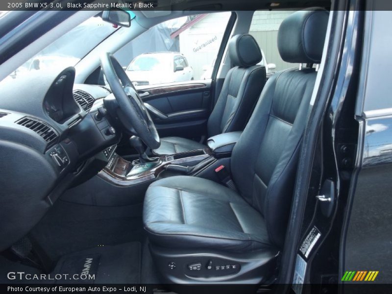 Black Sapphire Metallic / Black 2005 BMW X5 3.0i