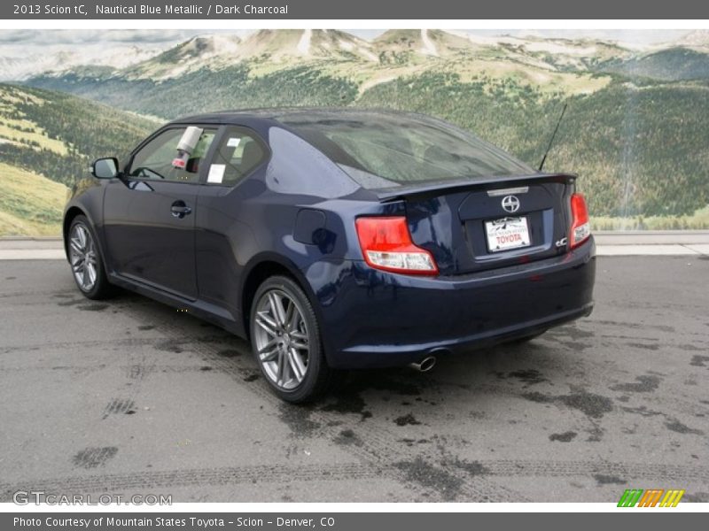 Nautical Blue Metallic / Dark Charcoal 2013 Scion tC