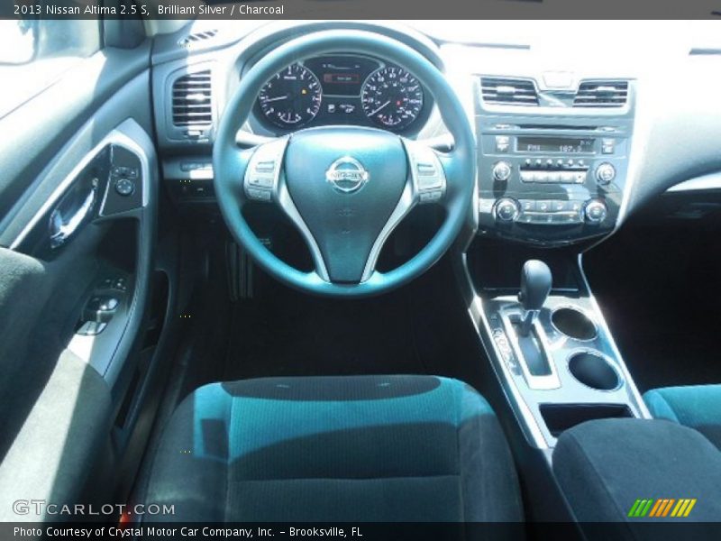 Brilliant Silver / Charcoal 2013 Nissan Altima 2.5 S