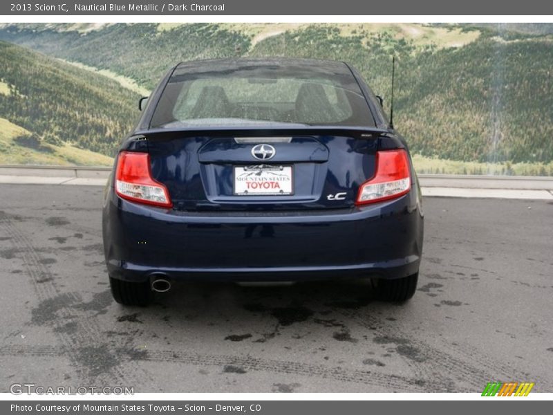 Nautical Blue Metallic / Dark Charcoal 2013 Scion tC