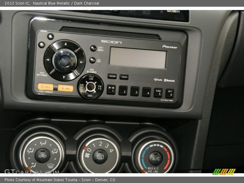 Nautical Blue Metallic / Dark Charcoal 2013 Scion tC