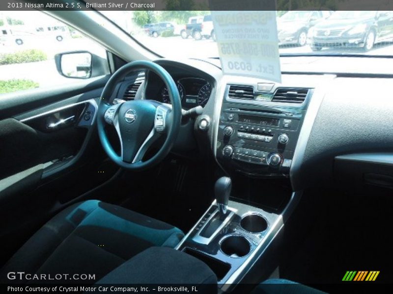 Brilliant Silver / Charcoal 2013 Nissan Altima 2.5 S
