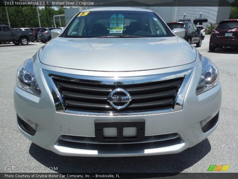 Brilliant Silver / Charcoal 2013 Nissan Altima 2.5 S