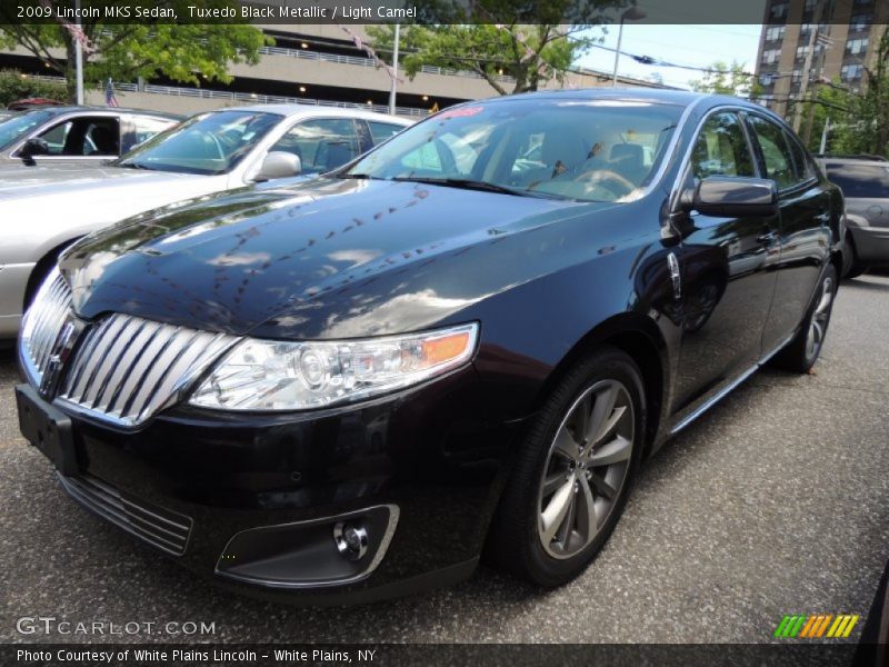 Tuxedo Black Metallic / Light Camel 2009 Lincoln MKS Sedan