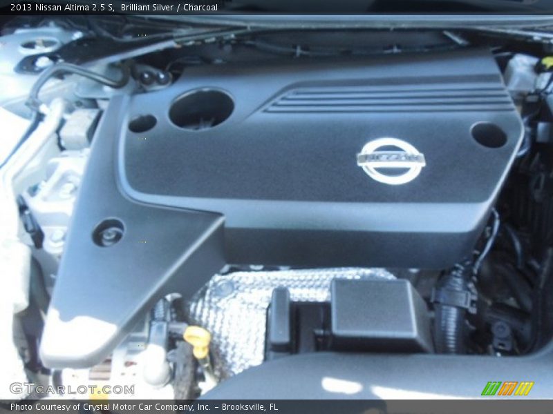 Brilliant Silver / Charcoal 2013 Nissan Altima 2.5 S
