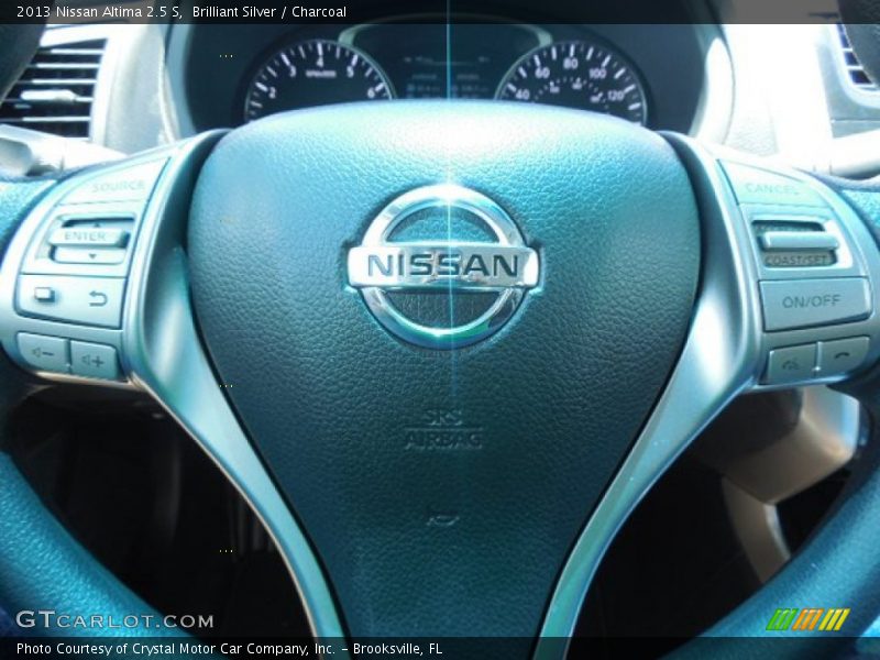 Brilliant Silver / Charcoal 2013 Nissan Altima 2.5 S