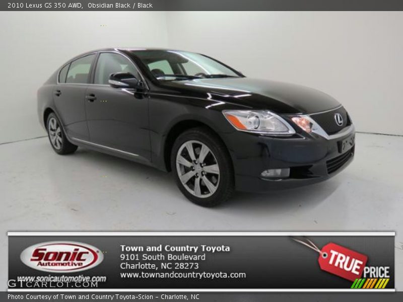 Obsidian Black / Black 2010 Lexus GS 350 AWD