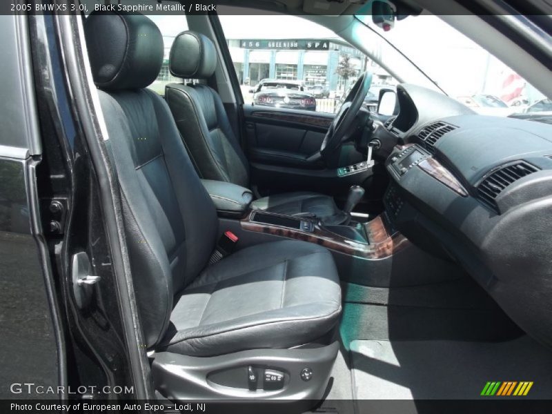 Black Sapphire Metallic / Black 2005 BMW X5 3.0i