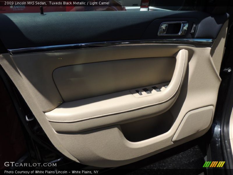 Tuxedo Black Metallic / Light Camel 2009 Lincoln MKS Sedan