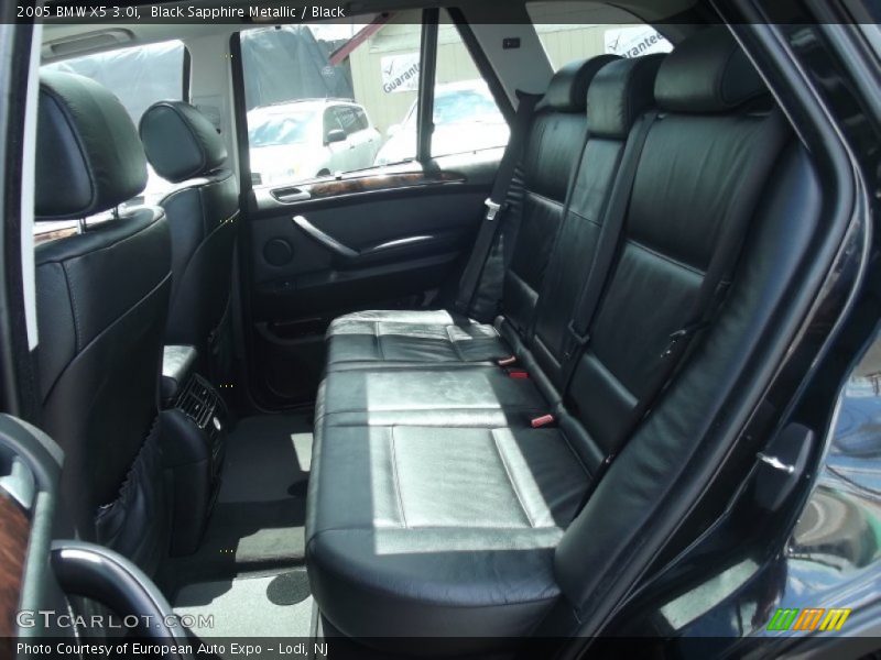 Black Sapphire Metallic / Black 2005 BMW X5 3.0i