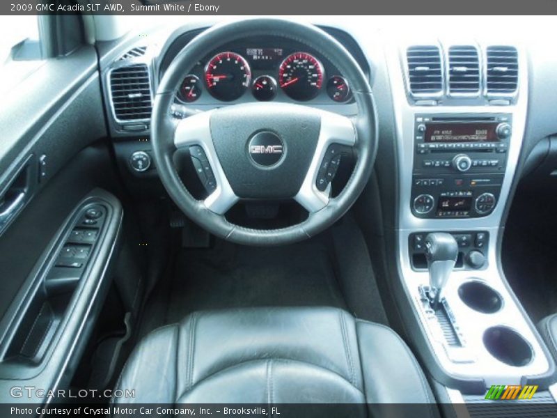 Summit White / Ebony 2009 GMC Acadia SLT AWD