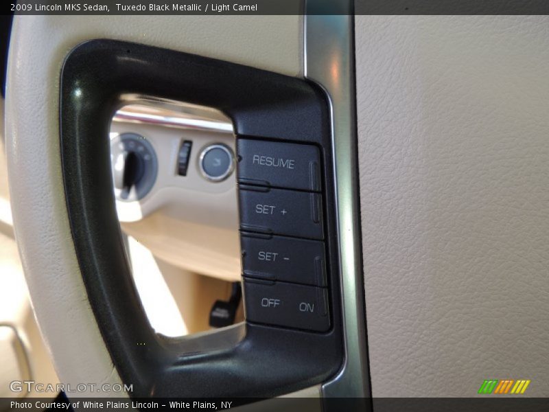 Tuxedo Black Metallic / Light Camel 2009 Lincoln MKS Sedan