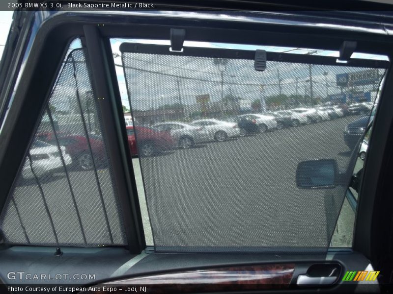 Black Sapphire Metallic / Black 2005 BMW X5 3.0i