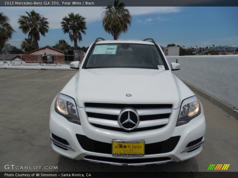 Polar White / Black 2013 Mercedes-Benz GLK 350