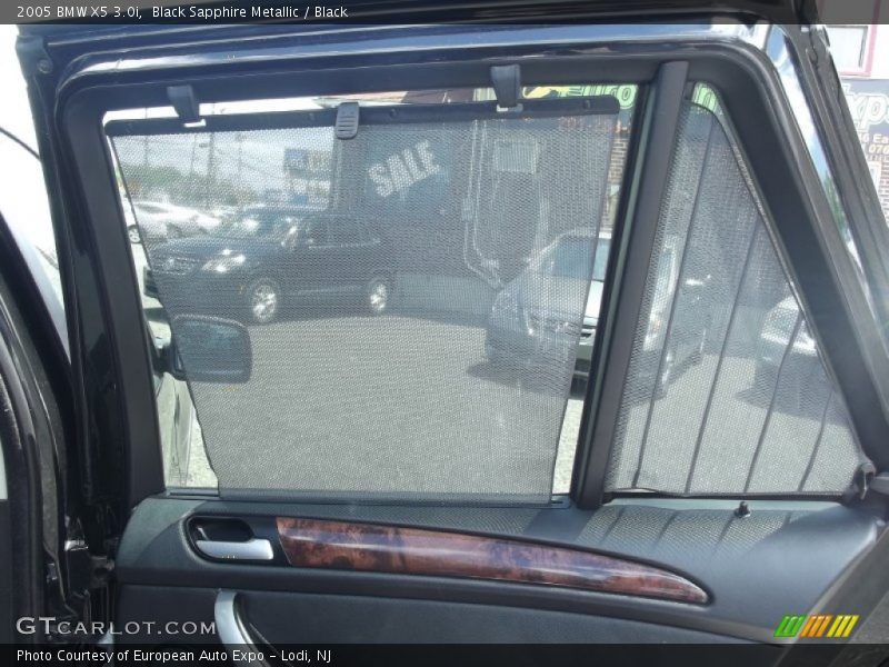 Black Sapphire Metallic / Black 2005 BMW X5 3.0i