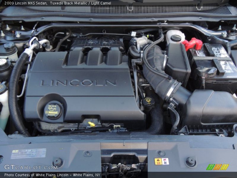 Tuxedo Black Metallic / Light Camel 2009 Lincoln MKS Sedan