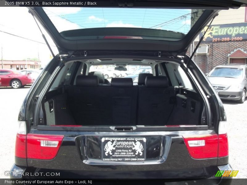 Black Sapphire Metallic / Black 2005 BMW X5 3.0i