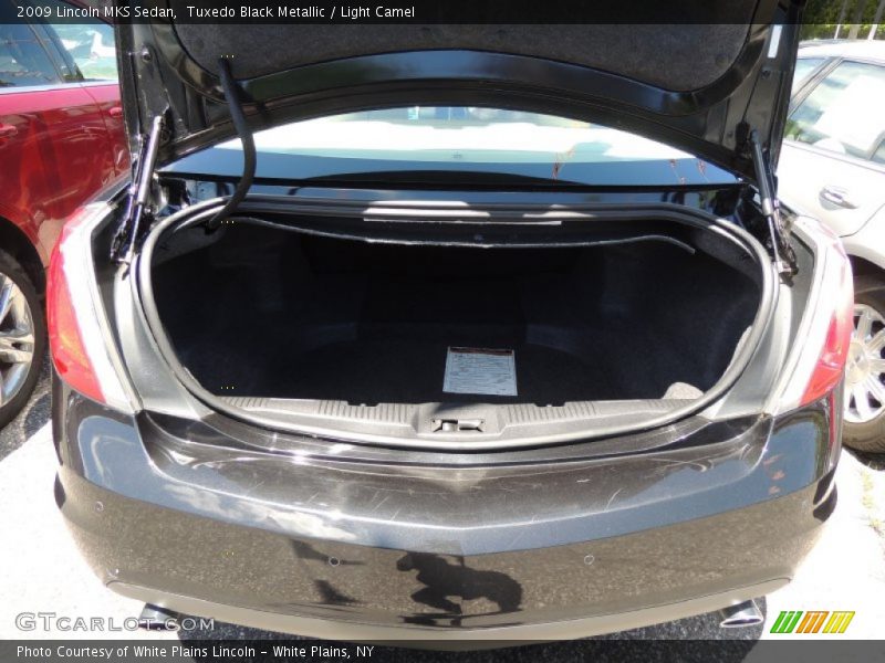 Tuxedo Black Metallic / Light Camel 2009 Lincoln MKS Sedan