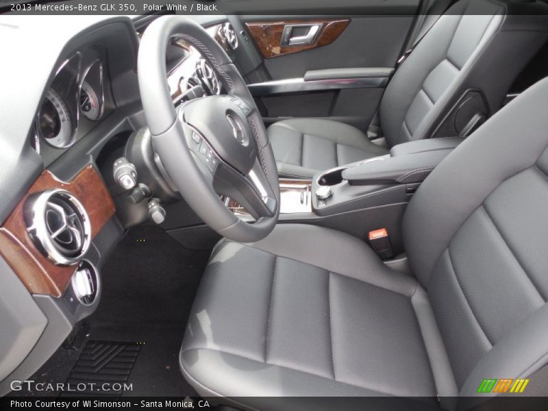 Polar White / Black 2013 Mercedes-Benz GLK 350