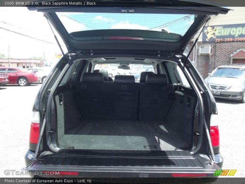 Black Sapphire Metallic / Black 2005 BMW X5 3.0i