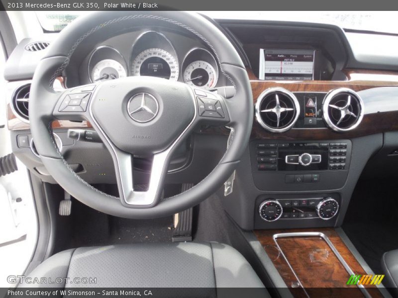 Polar White / Black 2013 Mercedes-Benz GLK 350