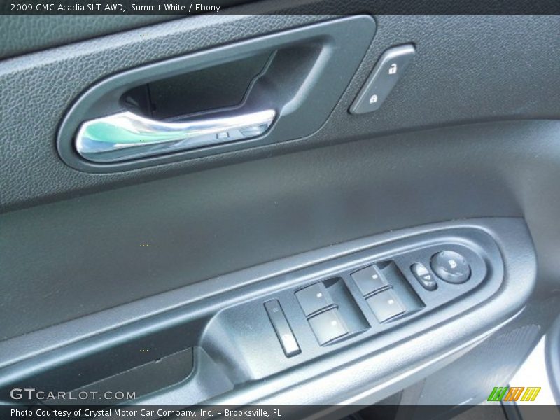 Summit White / Ebony 2009 GMC Acadia SLT AWD