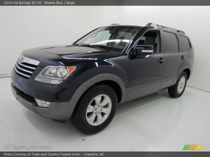 Midnite Blue / Beige 2009 Kia Borrego EX V6