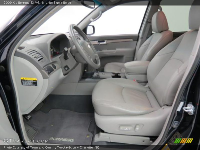 Midnite Blue / Beige 2009 Kia Borrego EX V6