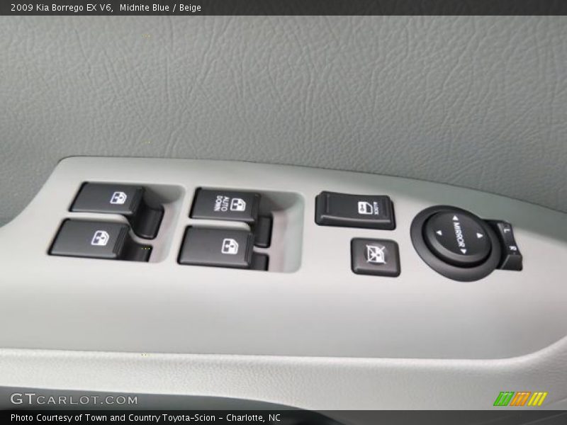 Midnite Blue / Beige 2009 Kia Borrego EX V6