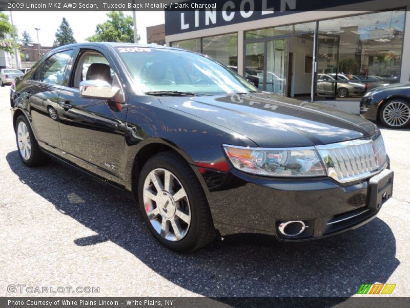 Tuxedo Black Metallic / Dark Charcoal 2009 Lincoln MKZ AWD Sedan
