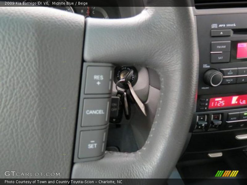 Midnite Blue / Beige 2009 Kia Borrego EX V6