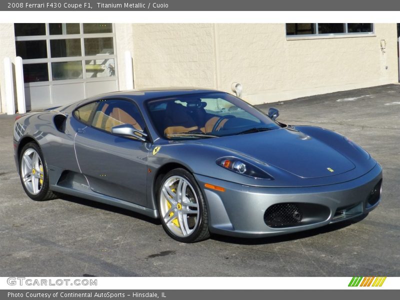 Front 3/4 View of 2008 F430 Coupe F1