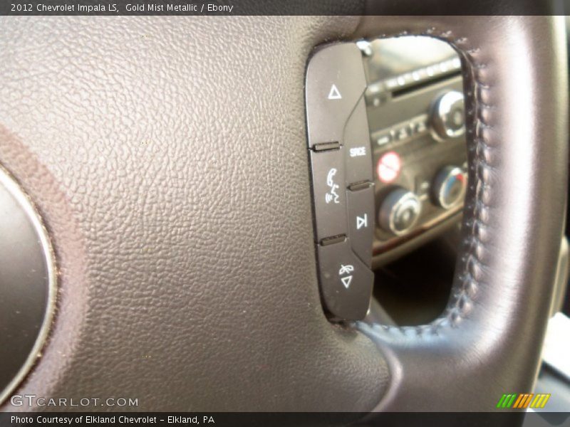 Gold Mist Metallic / Ebony 2012 Chevrolet Impala LS