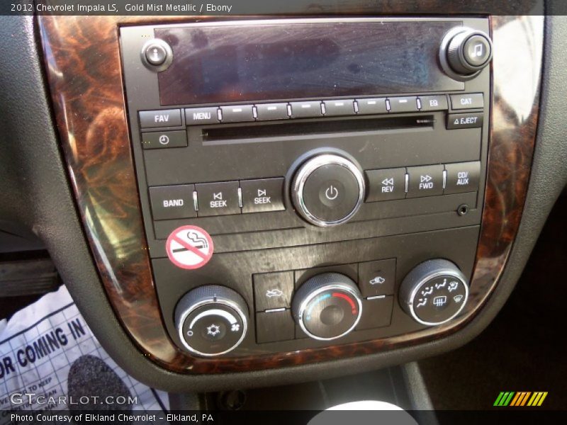 Gold Mist Metallic / Ebony 2012 Chevrolet Impala LS