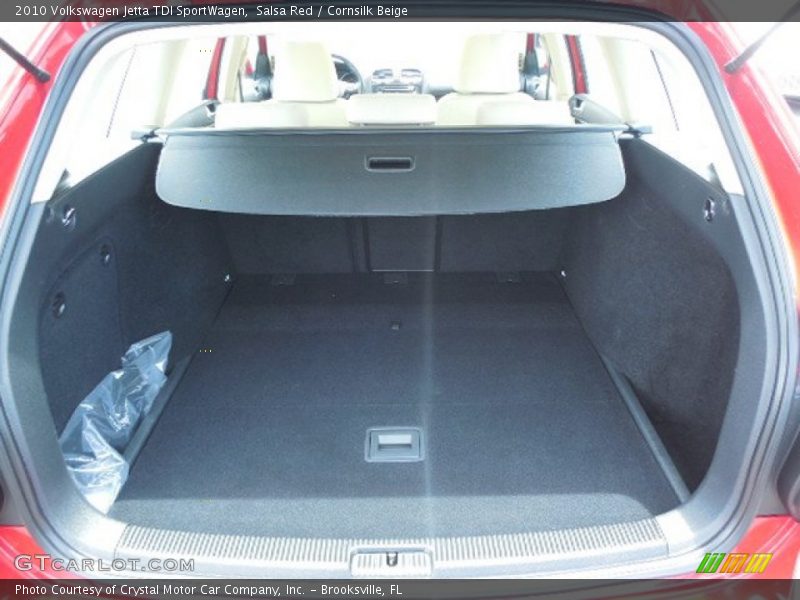 Salsa Red / Cornsilk Beige 2010 Volkswagen Jetta TDI SportWagen