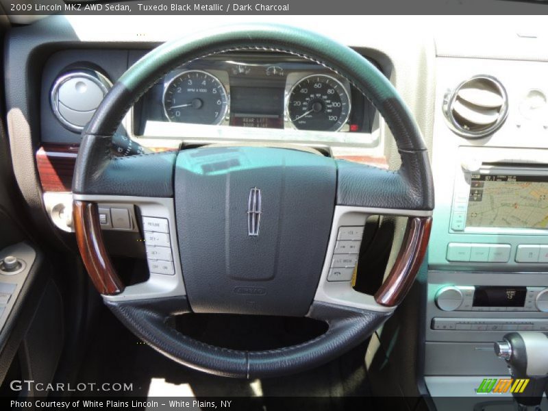 Tuxedo Black Metallic / Dark Charcoal 2009 Lincoln MKZ AWD Sedan