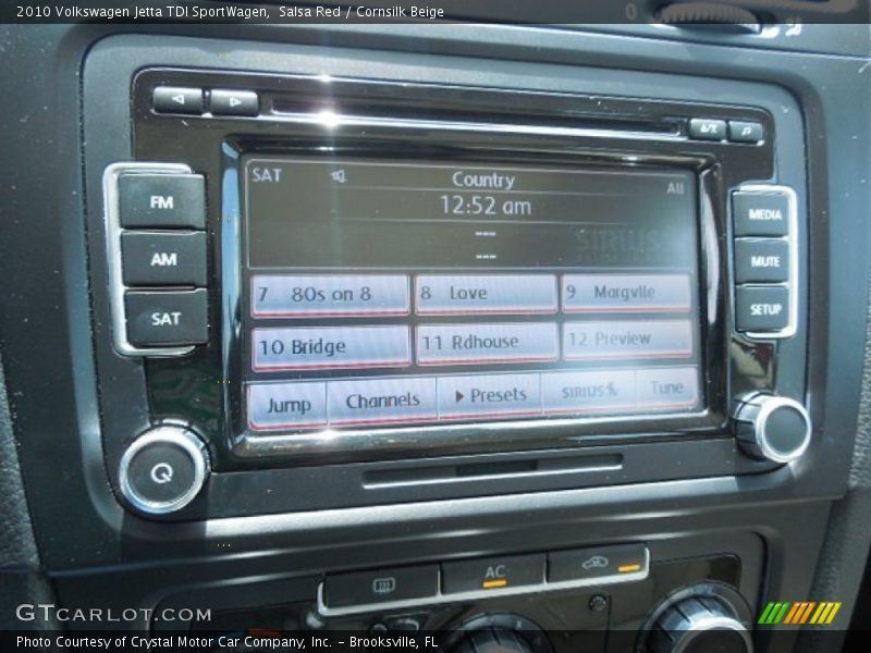 Salsa Red / Cornsilk Beige 2010 Volkswagen Jetta TDI SportWagen