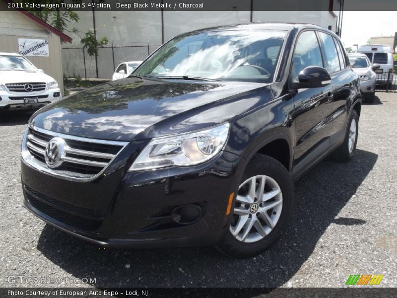Deep Black Metallic / Charcoal 2011 Volkswagen Tiguan S 4Motion