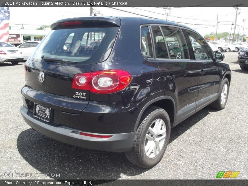Deep Black Metallic / Charcoal 2011 Volkswagen Tiguan S 4Motion