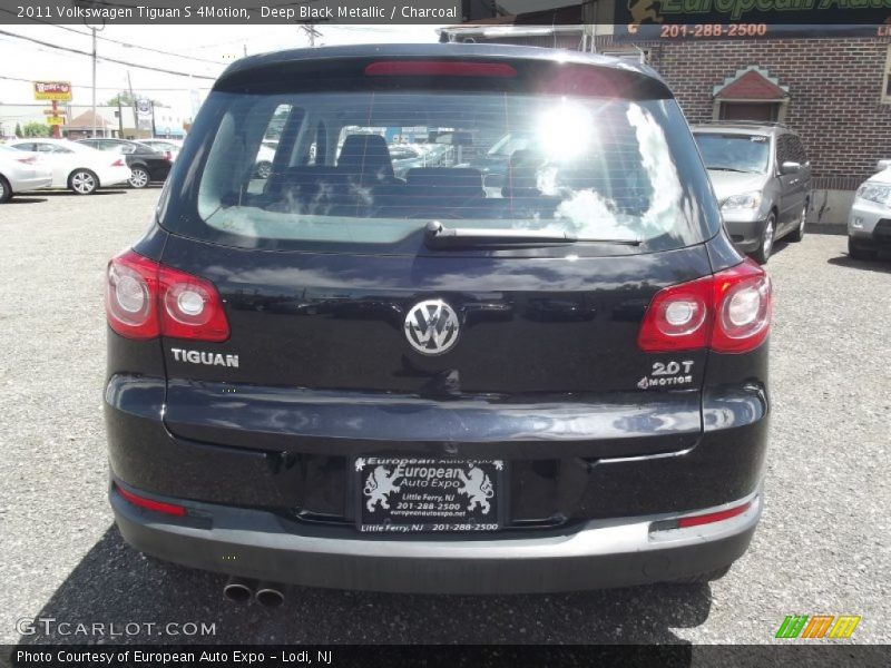 Deep Black Metallic / Charcoal 2011 Volkswagen Tiguan S 4Motion