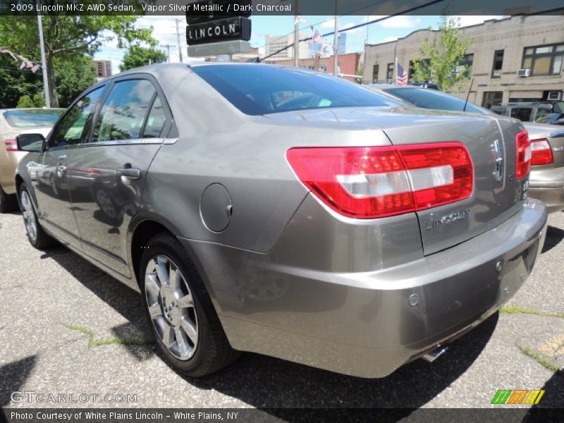 Vapor Silver Metallic / Dark Charcoal 2009 Lincoln MKZ AWD Sedan