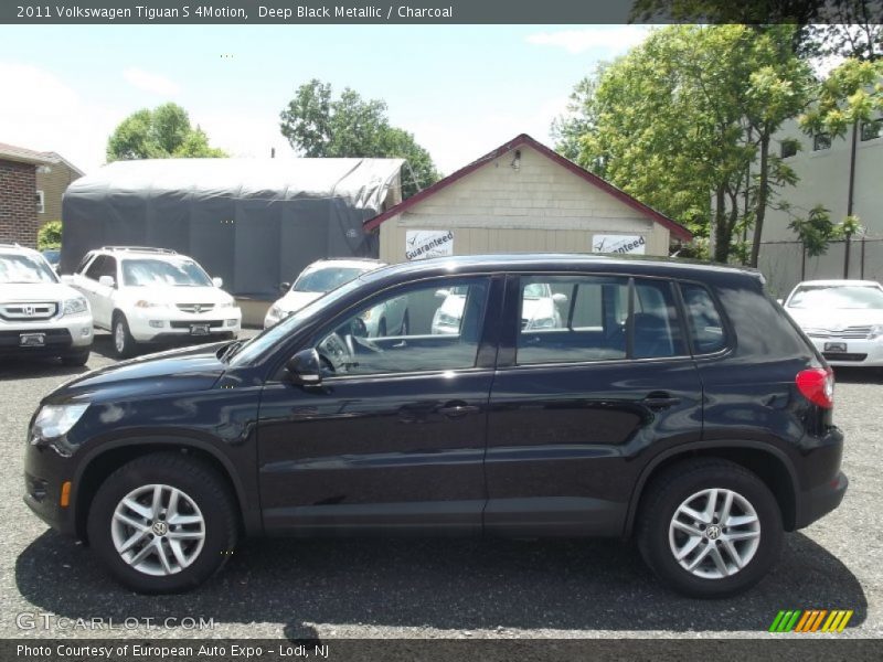 Deep Black Metallic / Charcoal 2011 Volkswagen Tiguan S 4Motion