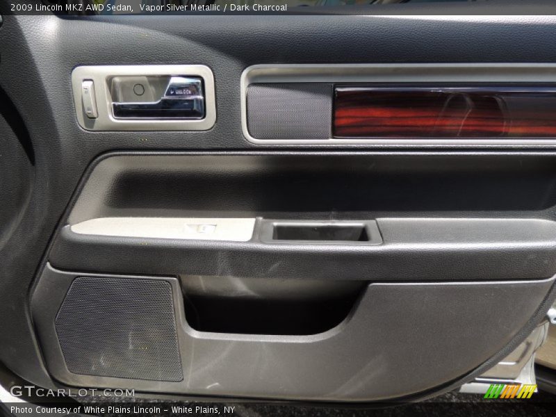 Vapor Silver Metallic / Dark Charcoal 2009 Lincoln MKZ AWD Sedan