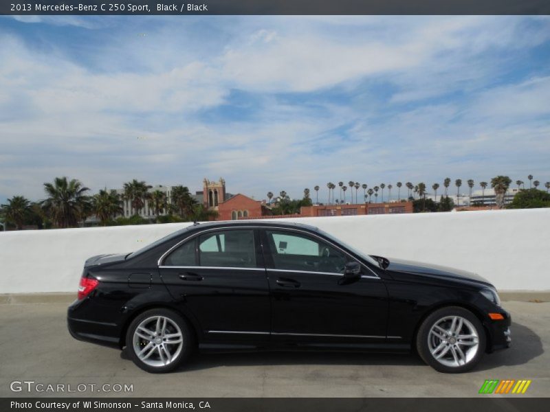 Black / Black 2013 Mercedes-Benz C 250 Sport