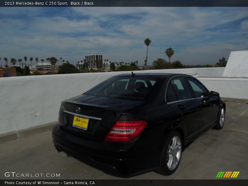 Black / Black 2013 Mercedes-Benz C 250 Sport