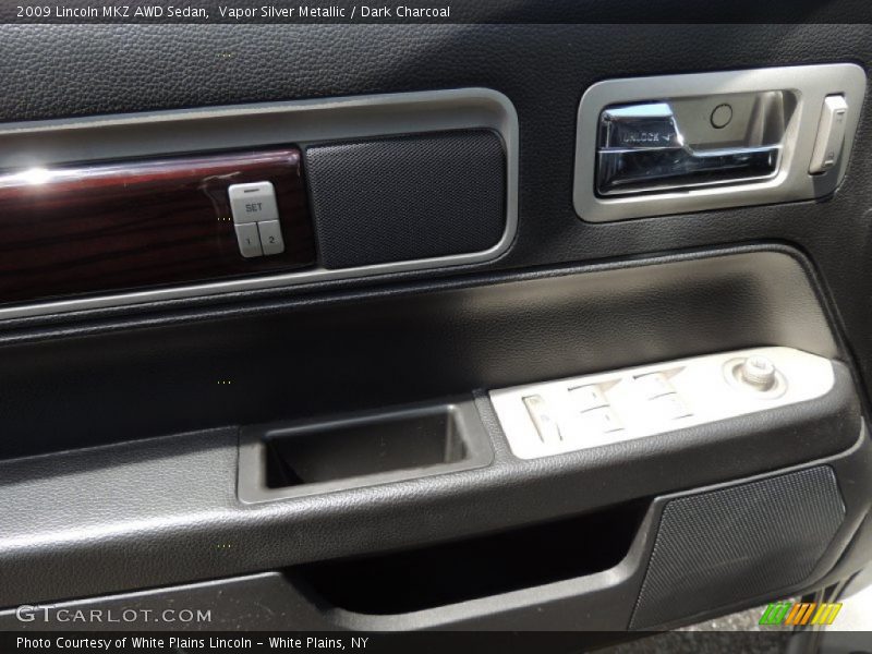 Vapor Silver Metallic / Dark Charcoal 2009 Lincoln MKZ AWD Sedan