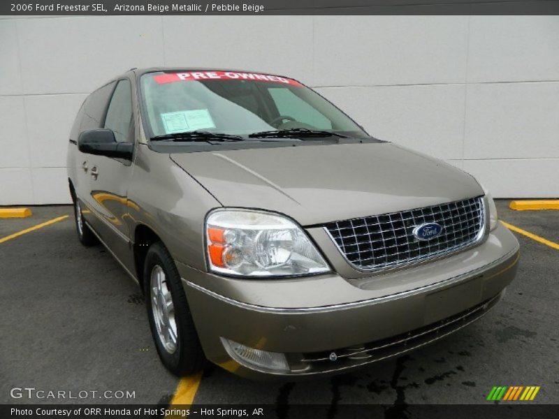 Arizona Beige Metallic / Pebble Beige 2006 Ford Freestar SEL