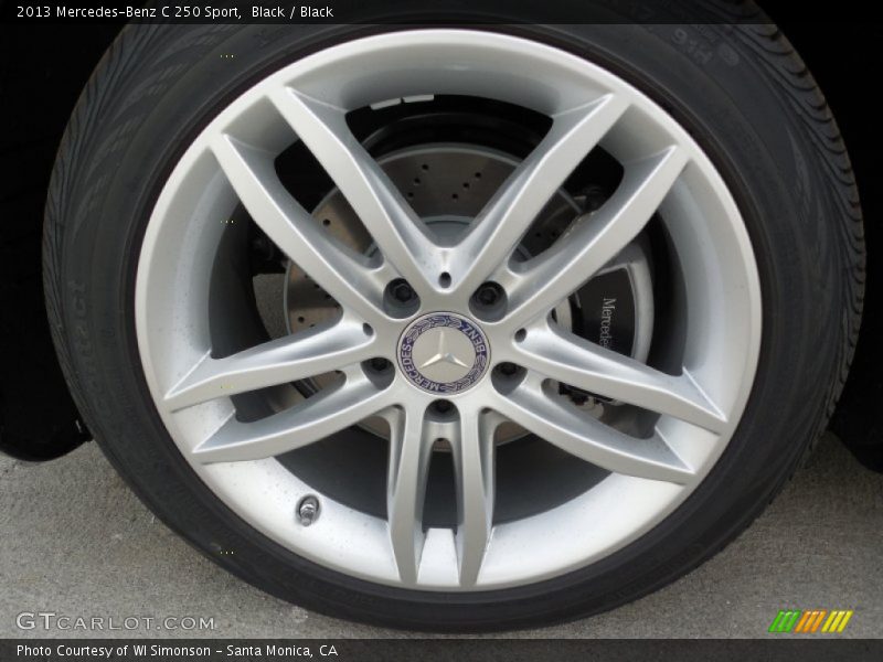 Black / Black 2013 Mercedes-Benz C 250 Sport