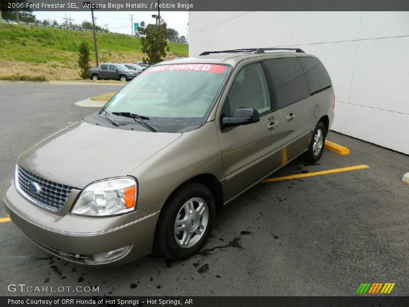 Arizona Beige Metallic / Pebble Beige 2006 Ford Freestar SEL